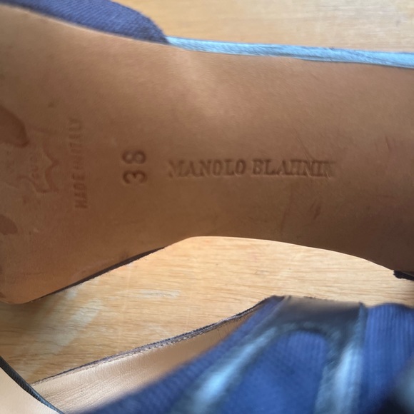 Manolo Blahnik beautiful heels size38 in excellent used condition - Picture 2 of 13